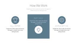 How The Principle Of Work Works - Functionality One Page Template