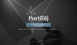Kolla In Portföljen HTML-Mall