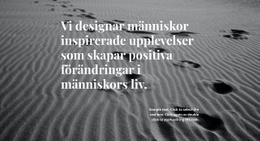 Inspiration För Bättre Design - Anpassningsbart Professionellt WordPress-Tema