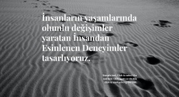 Daha İyi Tasarım Için İlham - Basit Tek Sayfalık Şablon