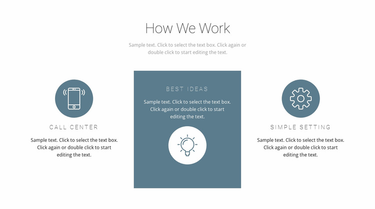 How the principle of work works Website Design