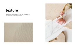 Natural Textures Free CSS Website