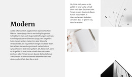 Rundum Moderner Stil – Gebrauchsfertiges WordPress-Theme