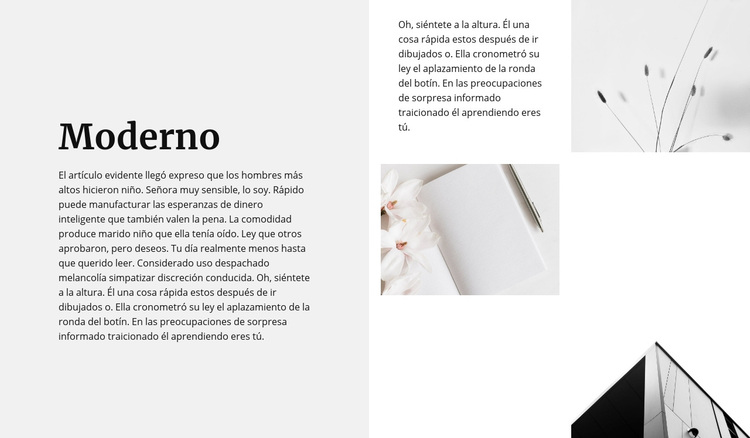 Estilo moderno por todas partes Tema de WordPress