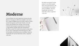 Un Style Moderne Tout Autour - Online HTML Generator