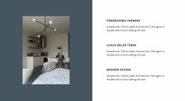 Webhelysablon Ehhez: Belső Sötét Háttér Előtt