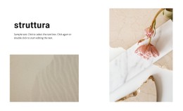 Texture Naturali Modello Di Sito Web CSS Gratuito