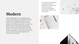 Moderne Stijl Rondom - Sjablonen Website-Ontwerp