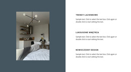 Wnętrze Na Ciemnym Tle - Prosty Szablon Strony Internetowej