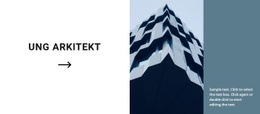 Det Första Projektet Av En Ung Arkitekt - Enkel HTML-Mall