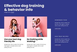 Effective Dog Training HTML CSS Website Template