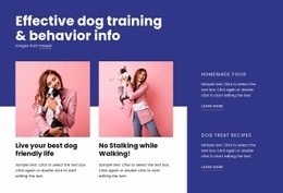 Effective Dog Training - Multi-Purpose Homepage Design