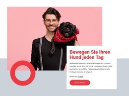 Bewegen Sie Ihren Hund Jeden Tag - HTML Template Builder