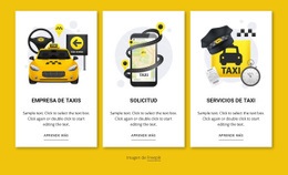 Creador De Sitios Web Premium Para Servicios De Taxi