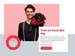 Bootstrap-HTML Voor Train Uw Hond Elke Dag