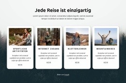 Jede Reise Ist Einzigartig HTML-Vorlage