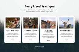 Every Travel Is Unique - Easywebsite Builder
