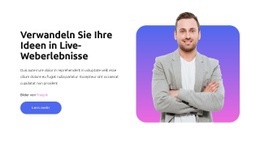 Neue Geschäftsidee - Responsive Landingpage