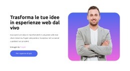 Mockup Di Sito Web Gratuito Per Nuova Idea Imprenditoriale