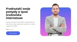 Darmowa Makieta Strony Internetowej Dla Nowy Pomysł Na Biznes