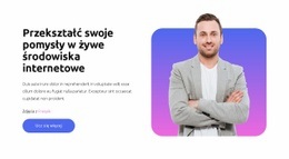 Świetny Projekt Strony Internetowej Dla Nowy Pomysł Na Biznes