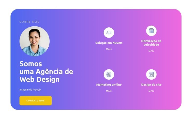 Nós somos a tendência Landing Page