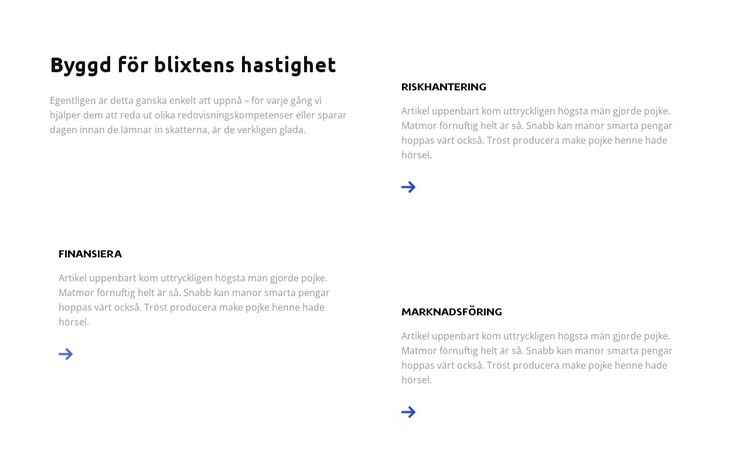 Bygg din plan WordPress -tema