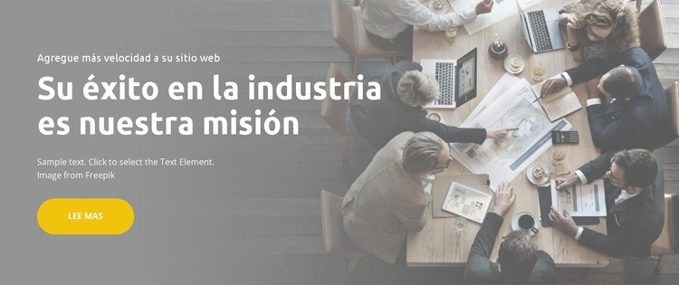 Éxito en la industria Creador de sitios web HTML