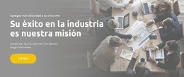 Éxito En La Industria: La Mejor Plantilla De Una Página