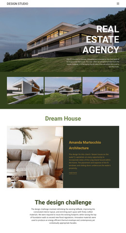 Luxury Homes For Sale - Simple HTML Template