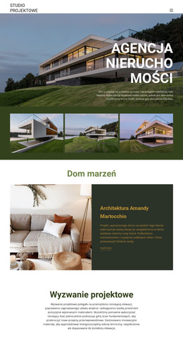 Sprzedam Luksusowe Domy - Prosty Motyw WordPress