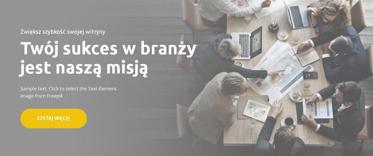 Sukces w branży Szablon Joomla