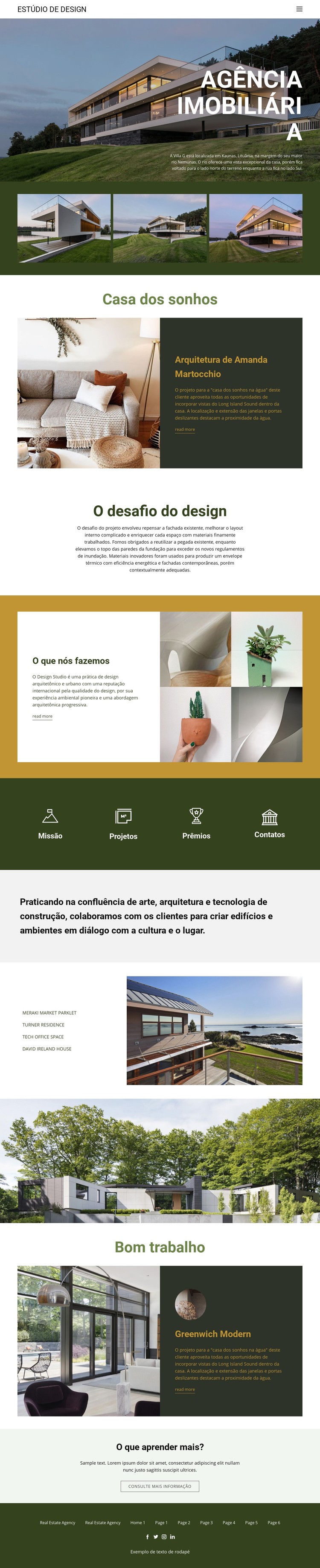 Casas de luxo para venda Template CSS