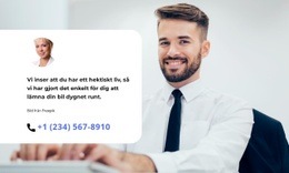 CSS-Meny För Call Center Hjälp