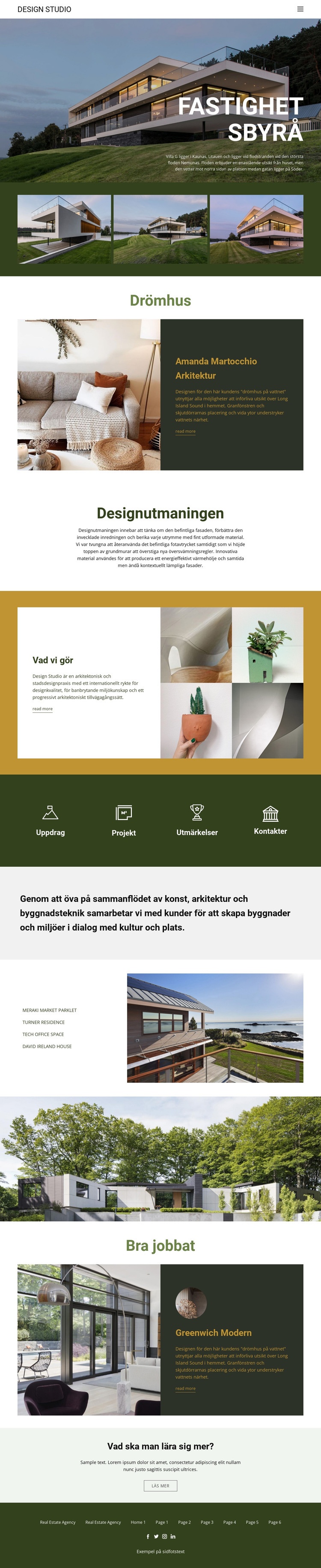 Lyxiga hus till salu WordPress -tema