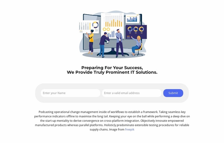 Get a discount for your order Landing Page