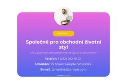 Společně V Podnikání – Šablona Vstupní Stránky