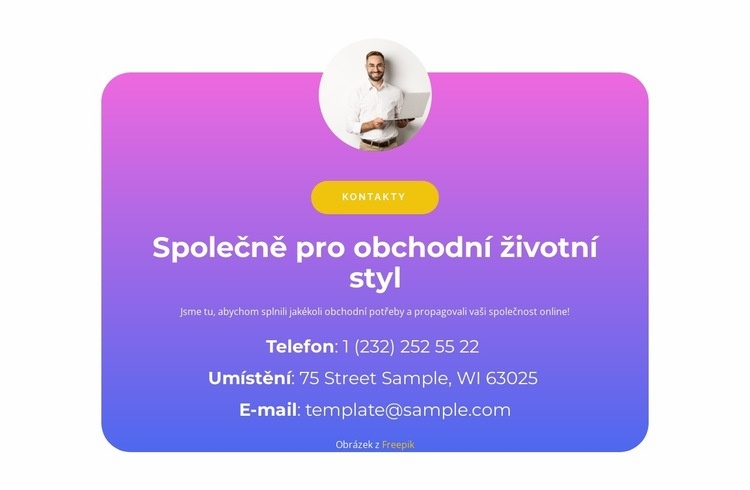 Společně v podnikání Téma WordPress