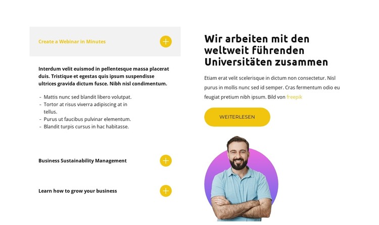 Arbeiten Sie mit einem Profi CSS-Vorlage