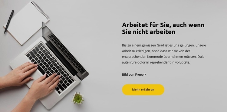 Aktiv arbeiten HTML Website Builder