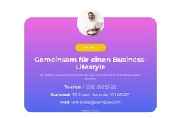 Gemeinsam Im Geschäft – Gebrauchsfertiges Website-Modell