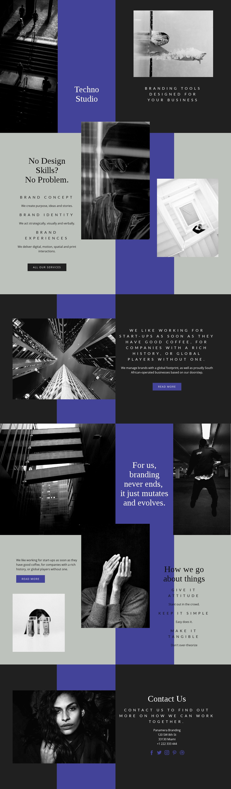 Techno skills in business Elementor Template Alternative