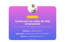 Juntos En Los Negocios - Design HTML Page Online