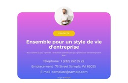 Ensemble En Affaires - Modèle De Site