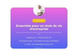 Ensemble En Affaires - Un Magnifique Modèle D'Une Page