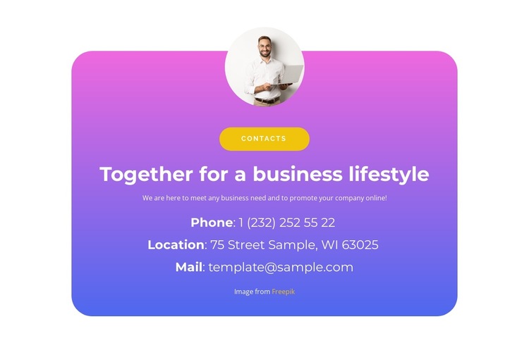 Together in business HTML5 Template