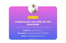 Insieme Negli Affari - Mockup Di Sito Web Pronto Per L'Uso