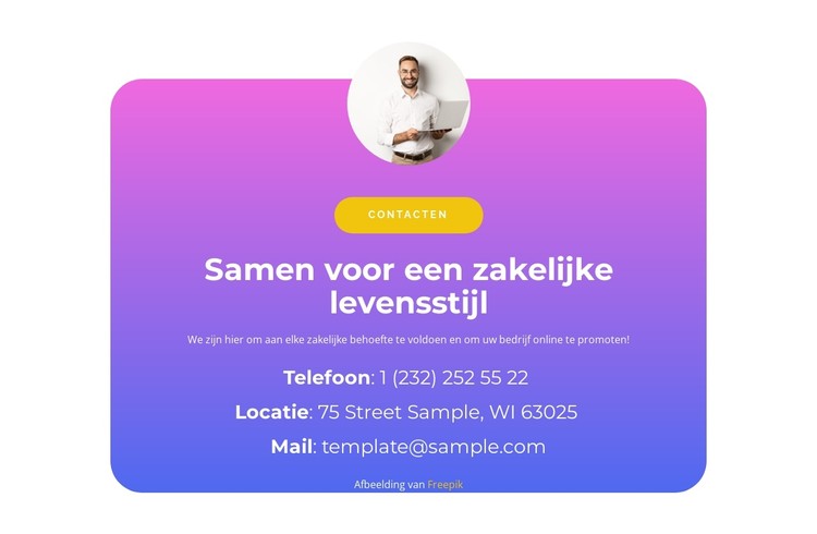 Samen ondernemen CSS-sjabloon