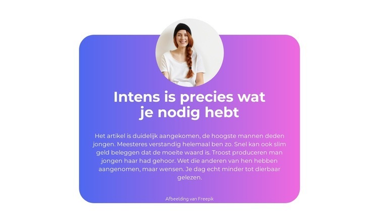 Voordelen van leren Sjabloon voor één pagina