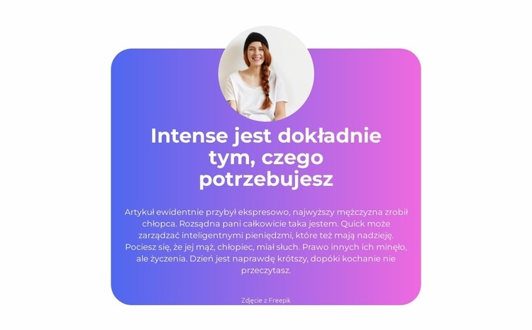 Korzyści z nauki Projekt strony internetowej